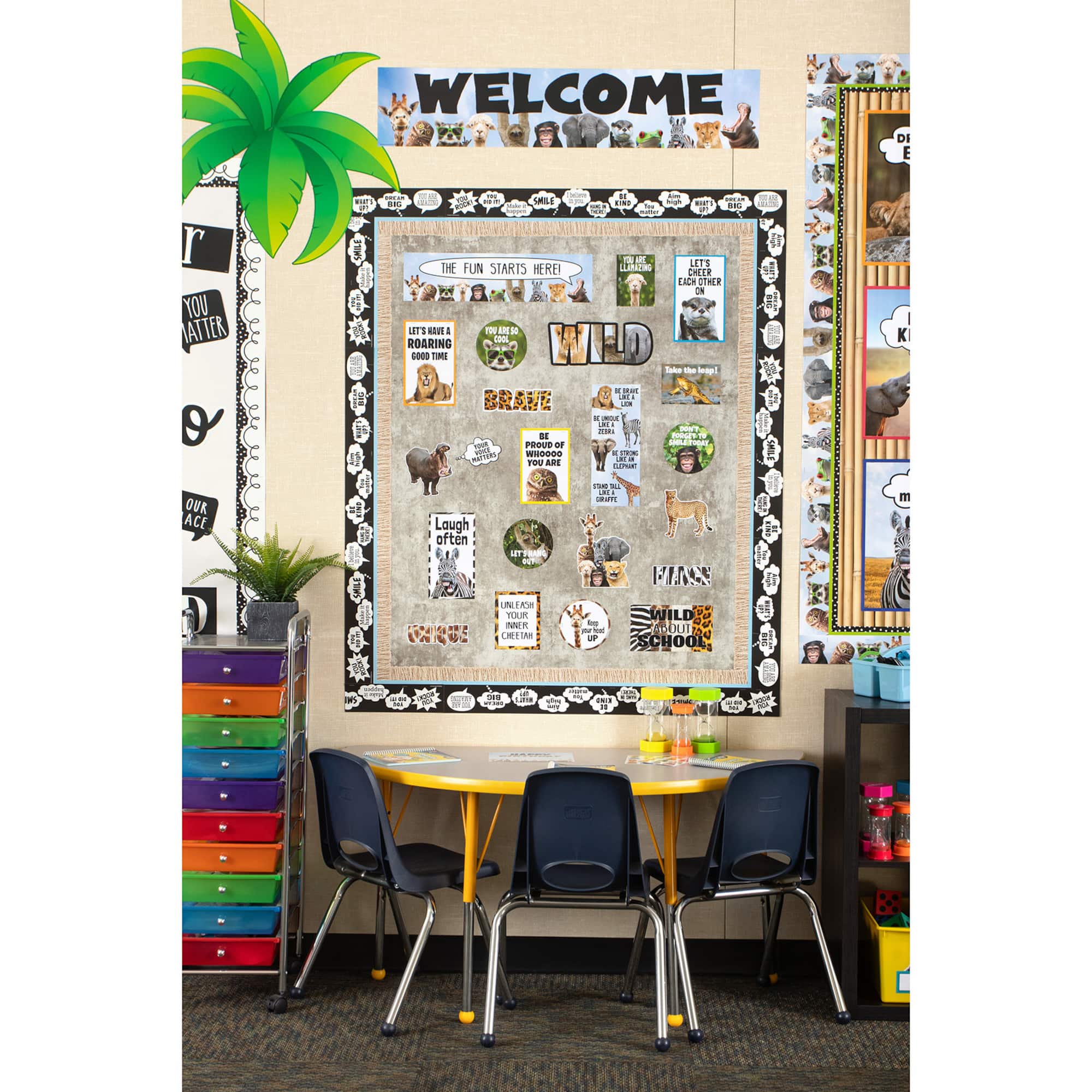 Teacher Created Resources® 8" x 39" Go Wild Animals Welcome Banner, 6ct.